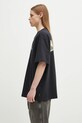Βαμβακερό μπλουζάκι Columbia 2036451 μαύρο SS25