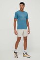 Columbia t-shirt sportowy Pacific Crossing II Pacific Crossing II 2036472 turkusowy SS24