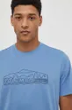голубой Спортивная футболка Columbia Legend Trail