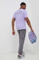 Columbia t-shirt bawełniany fioletowy