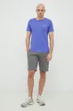 Bavlněné tričko Columbia fialová