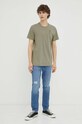 G-Star tricou din bumbac D23161.C336 verde AW23