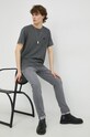 Lee tricou din bumbac melanj gri L66JWTON