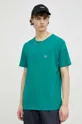 zielony Lee t-shirt bawełniany Męski