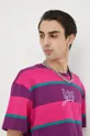 różowy Lee t-shirt bawełniany