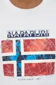 Βαμβακερό μπλουζάκι Napapijri Ανδρικά