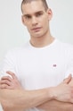 Napapijri tricou din bumbac alb NP0A4H8D0021