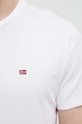 Napapijri tricou din bumbac NP0A4H8D0021 alb