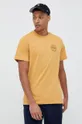 żółty Jack Wolfskin t-shirt bawełniany 10 Męski