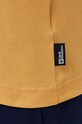Хлопковая футболка Jack Wolfskin 10 жёлтый 1809001
