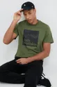 Jack Wolfskin t-shirt bawełniany zielony