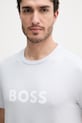 BOSS t-shirt bawełniany T-Shirt RN niebieski 50491706