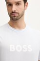 BOSS t-shirt bawełniany niebieski 50491706