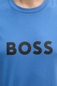 BOSS t-shirt bawełniany T-Shirt RN 50491706 niebieski