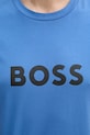 BOSS t-shirt bawełniany T-Shirt RN 50491706 niebieski