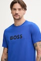 BOSS t-shirt plażowy 50491706 niebieski AA00