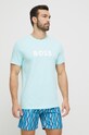 BOSS strand póló türkiz 50491706