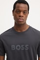 Odzież BOSS t-shirt bawełniany 50491706 szary
