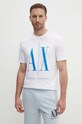 Bavlněné tričko Armani Exchange bílá 8NZTPA.ZJH4Z