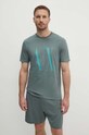 Bavlněné tričko Armani Exchange zelená 8NZTPA.ZJH4Z