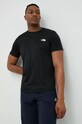 The North Face t-shirt sportowy Reaxion regular czarny NF0A3RX3JK31
