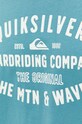 Quiksilver t-shirt bawełniany EQYZT07218 turkusowy