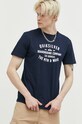 Quiksilver t-shirt bawełniany granatowy EQYZT07218