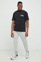 Quiksilver t-shirt bawełniany EQYZT07264 czarny SS23