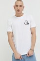 Quiksilver t-shirt bawełniany EQYZT07239 biały AW23