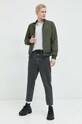 Bavlnené tričko Quiksilver EQYZT07221 sivá SS23