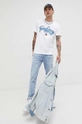 Tommy Jeans t-shirt bawełniany biały