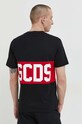 Ρούχα Βαμβακερό μπλουζάκι GCDS CC94M130146 μαύρο