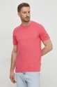 różowy BOSS t-shirt Męski