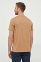 BOSS t-shirt bawełniany 50485158 beżowy AW23