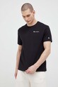 Odzież Champion t-shirt bawełniany 218550 czarny
