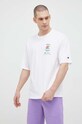 Champion t-shirt bawełniany 218630 biały SS23