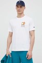 Champion t-shirt bawełniany 218631 biały SS23