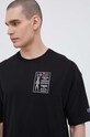Champion t-shirt bawełniany 218640 czarny