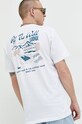 Bavlněné tričko Vans bílá VN0006CGWHT1