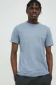 niebieski Les Deux t-shirt bawełniany