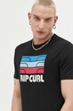 Rip Curl t-shirt bawełniany czarny 03NMTE