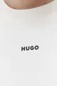 бежевый Хлопковая футболка HUGO