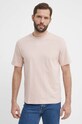 HUGO t-shirt bawełniany 50488330 różowy AA00