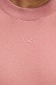 Бавовняна футболка HUGO 50488330 помаранчевий