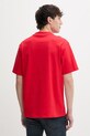 Odzież HUGO T-shirt męski bawełniany Dapolino 50488330 czerwony