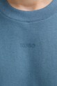 Bombažna kratka majica HUGO 50488330 modra