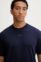 HUGO t-shirt bawełniany granatowy 50488330