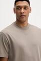 Bavlněné tričko HUGO hnědá 50488330