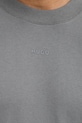 HUGO t-shirt bawełniany Dapolino szary 50488330