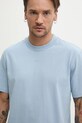 HUGO tricou din bumbac albastru 50488330